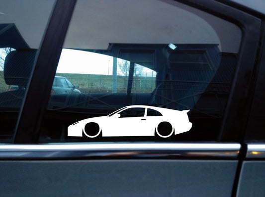 2X Lowered car JDM stickers - For Nissan 300zx twin turbo (Z32) | L156